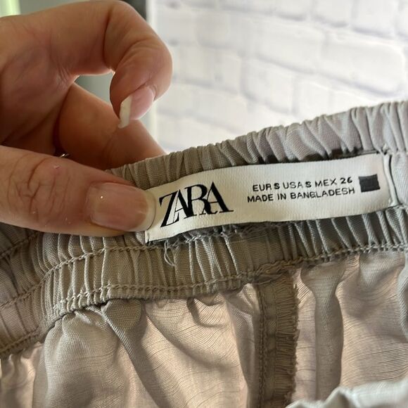 🩶 Comfy-Chic Zara Light Gray Joggers | Size S - Picture 4 of 4